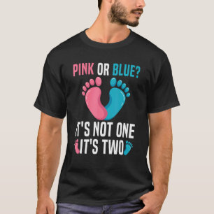 Camiseta Revelación de género para padres gemelos revela qu