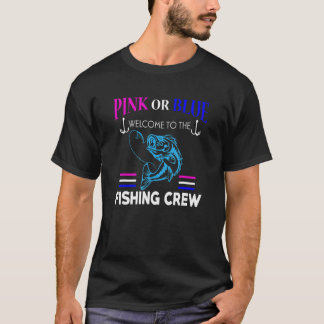 Camiseta Revelación de género pescando para un pescador 2