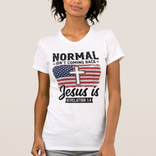 Camiseta Revelación de Jesús No Volverá Lo Normal_