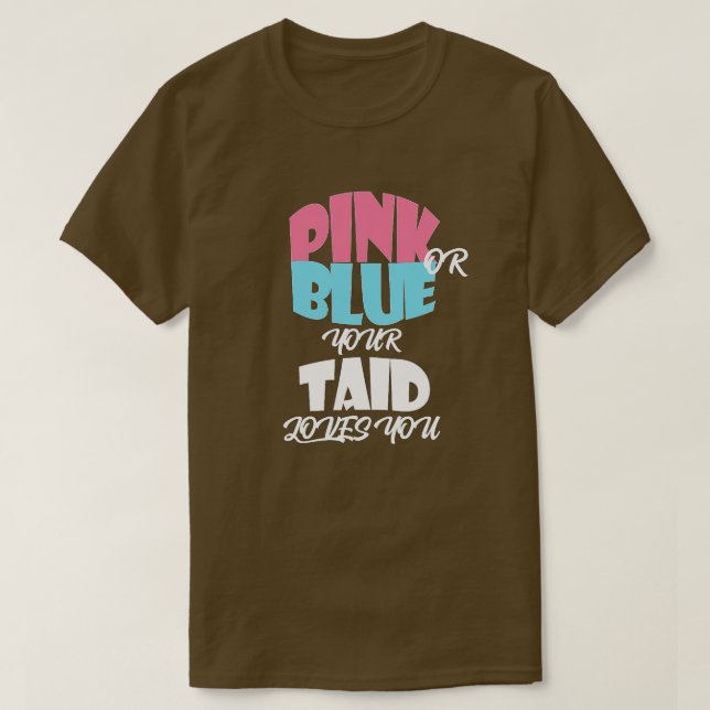 Camiseta Revelación del género del bebé para la esencia de  (Diseño del anverso)