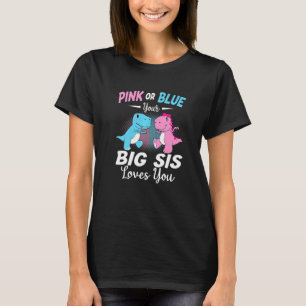 Camiseta Revelación Del Sexo Del Bebé La Hermana Mayor Te A
