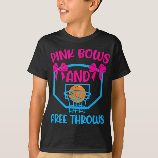 Camiseta Revelación rosa y franjas libres de género (Anverso)
