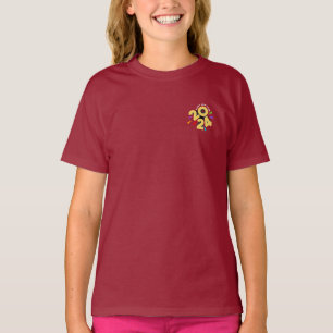 Camiseta Revelando el Año Nuevo de 2024   Niños