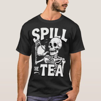 Camiseta Revelar el Té Chisme Divertido