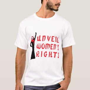 Camiseta Revelar los derechos de las mujeres musulmanas
