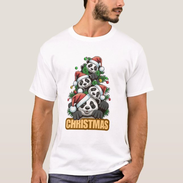 Camiseta "Revelería de renos: la moda del Yuletide capricho (Anverso)