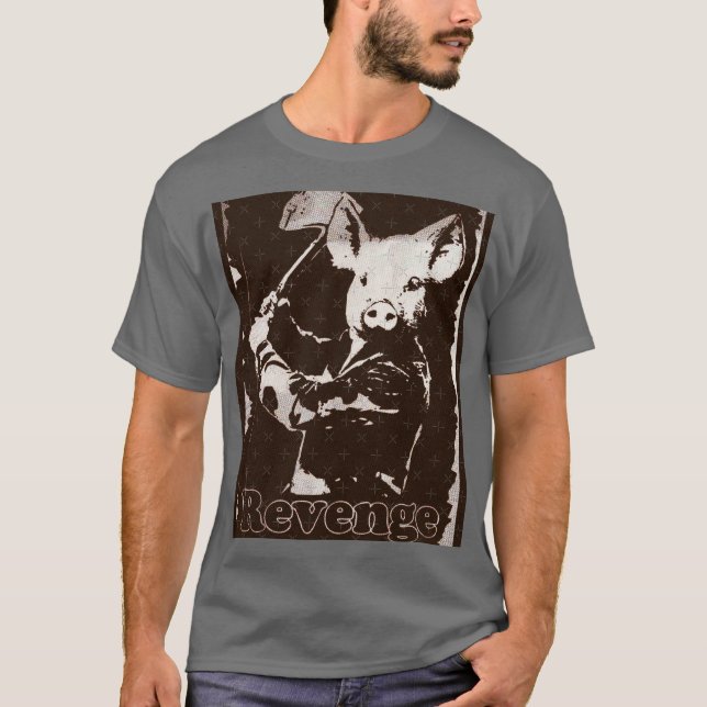 Camiseta Revenge vegetariancaesium family retro (Anverso)