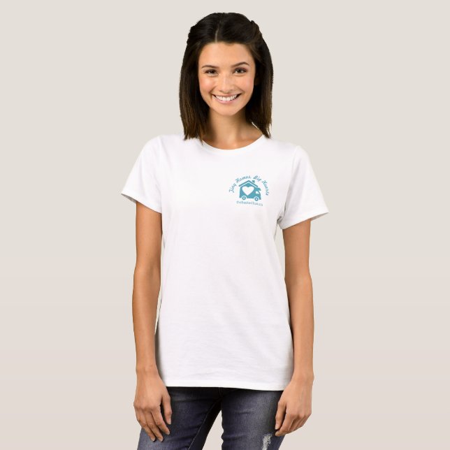 Camiseta reventada del autobús de las mujeres (Anverso completo)