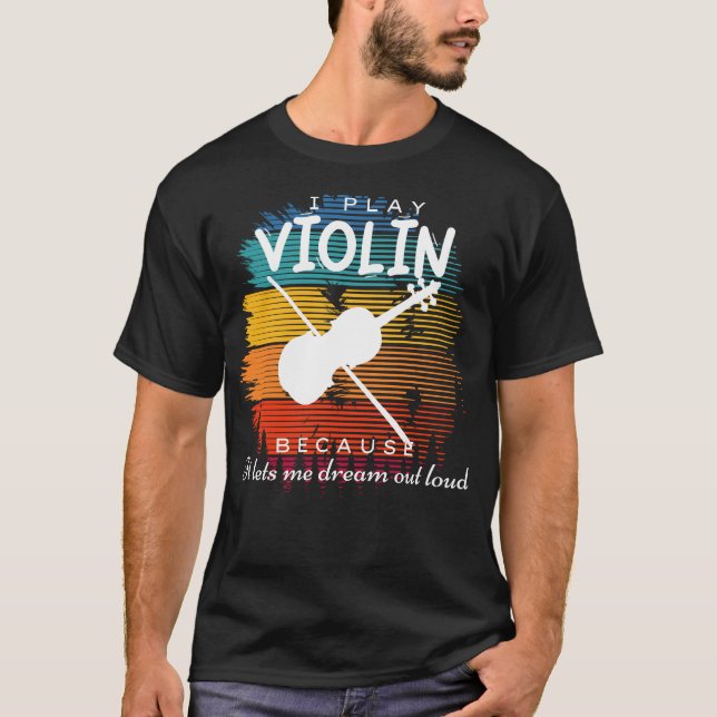Camiseta Reverencias melódicas: Sonata de violins Dreamer (Anverso)