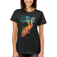 Camiseta reversa de la sirena