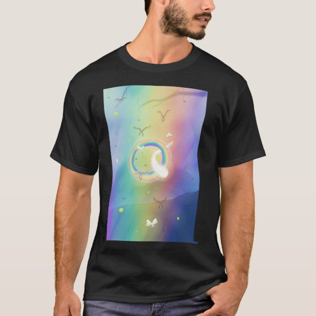 Camiseta reverse rainbow mushishi family family (Anverso)