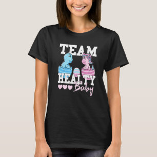 Camiseta Revesta de género de niños sanos por equipo de din