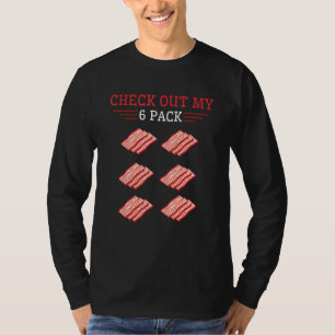 Camiseta Revisa Mi Cerdo Con Abdominales De Tocino Cerdo Co