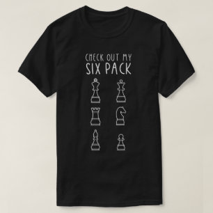 Camiseta Revisa Mi Diseño De Ajedrez De Six Pack