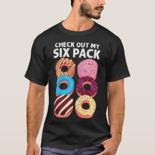 Camiseta Revisa Mi Donut De Seis Paquetes Divertido Gimnasi