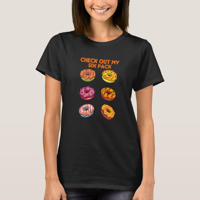 Camiseta Revisa Mi Donut De Six Pack (Anverso)