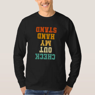 Camiseta Revisa Mi Mano De Pie Acrobacias Gimnasta Gimnasia