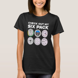 Camiseta Revisa Mi Piloto De Seis Paquetes Instrucciones De