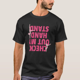 Camiseta Revisa Mi Porrista De Mano En El Suelo Chica Gimna