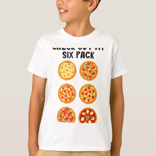 Camiseta Revisa Mi Six Pack Divertida Pizza _1