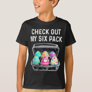 Camiseta Revisa Mi Six Pack Divertido Huevo De Pascua Abs E