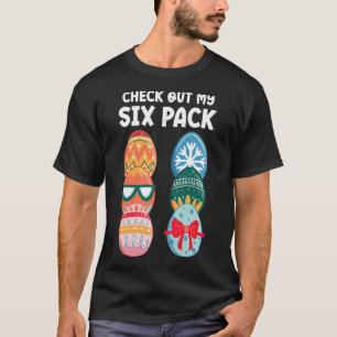 Camiseta Revisa Mi Six Pack Funny Easter Egg Abs Entrenamie