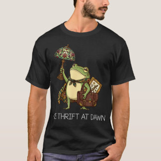 Camiseta Revisamos Gangas Al Amanecer Vintage Bromista Rana
