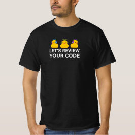 Camiseta Revisemos la divertida depuración del pato de goma