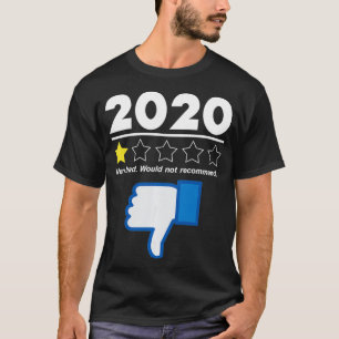 Camiseta Revisión 2020 Muy Mala No Recomendaría 1 Star Ra