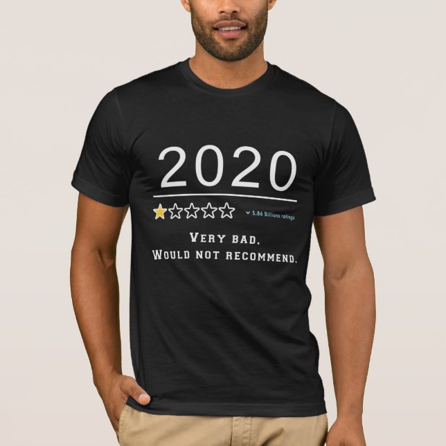 Camiseta Revisión de 2020 - Muy mal no se recomendaría (Anverso)