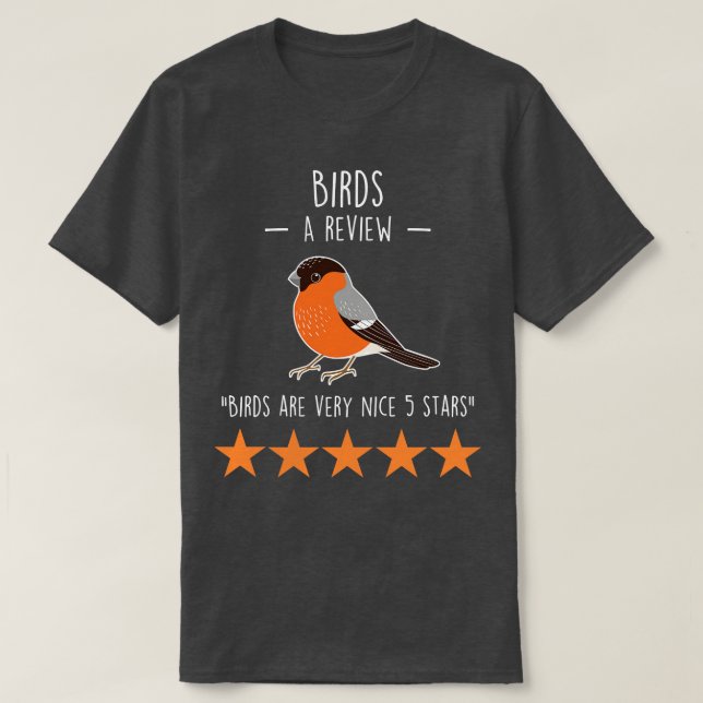 Camiseta Revisión de aves (Diseño del anverso)