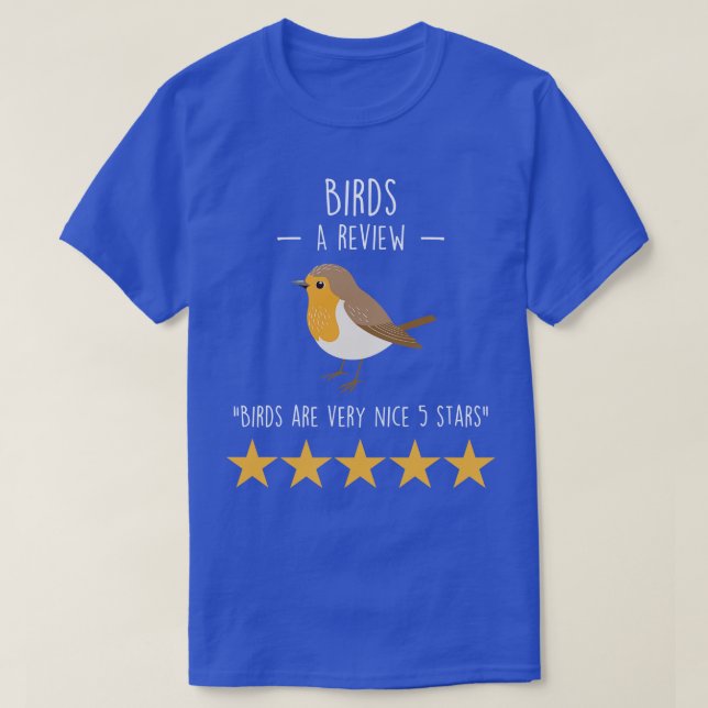 Camiseta Revisión de aves 1 (Diseño del anverso)