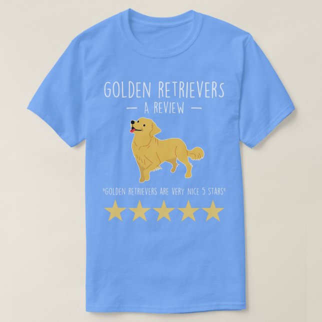 Camiseta Revisión de Golden Retriever (Diseño del anverso)