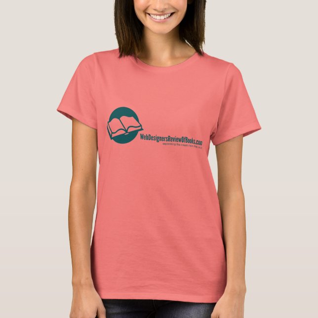Camiseta Revisión de los diseñadores web de libros Basic T (Anverso)