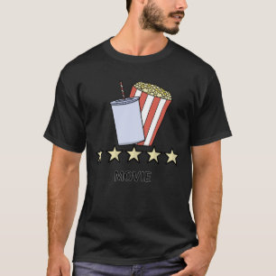 Camiseta Revisión de película de palomitas de maíz personal