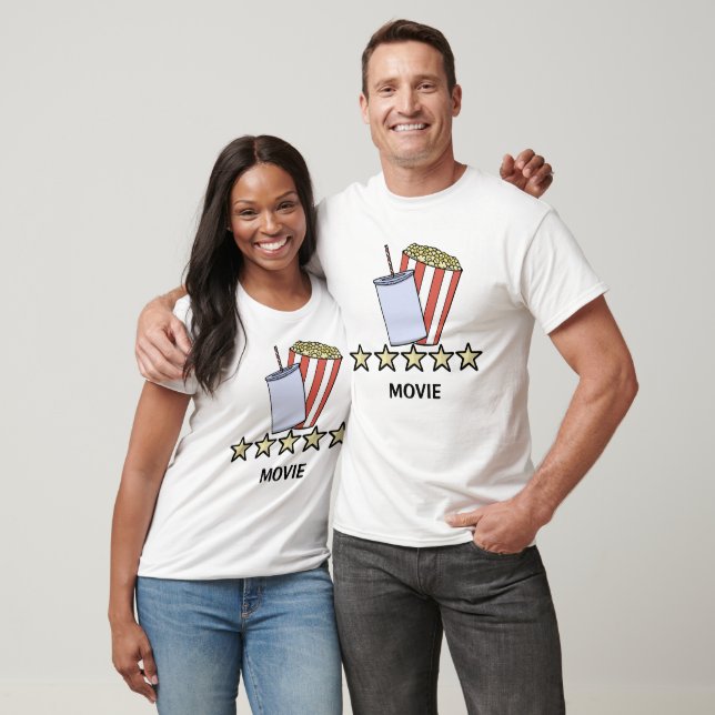 Camiseta Revisión de película personalizada de 5 estrellas  (Unisexo)