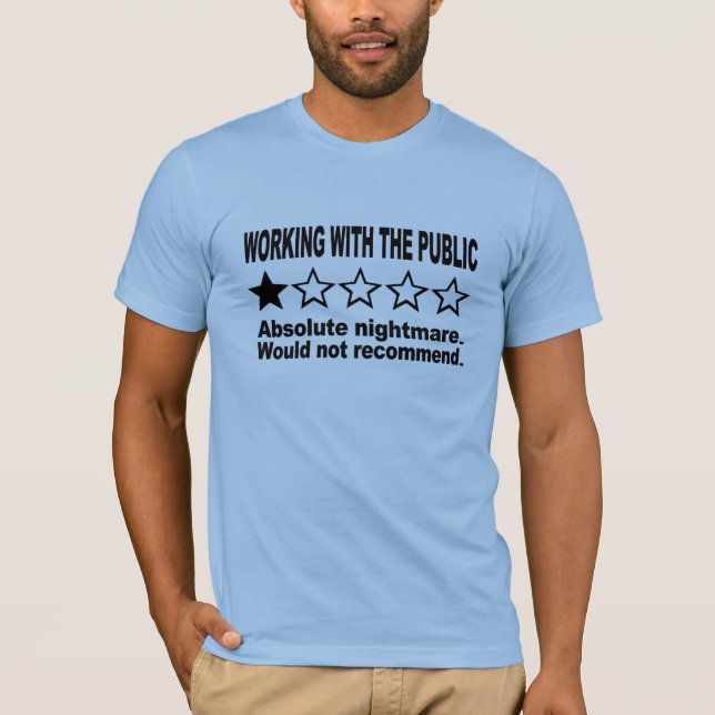 Camiseta Revisión de una estrella azul (Anverso)