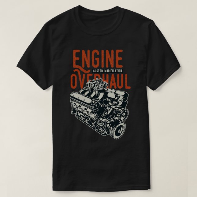 Camiseta Revisión general del motor (Diseño del anverso)
