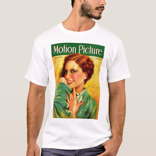 Camiseta Revista 1928 de la película de Joan Crawford (Anverso)