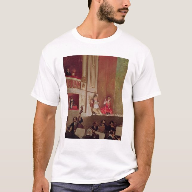 Camiseta Revista en el DES Varietes, c.1885 del teatro (Anverso)