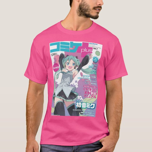 Camiseta Revista Miku (Anverso)