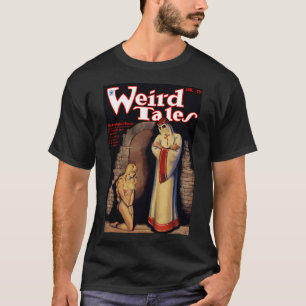 Camiseta Revista Vintage Weird Tales La Gárgola Negra