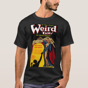 Camiseta Revista Vintage Weird Tales Mujer Grita como Murci