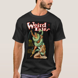 Camiseta Revista Vintage Weird Tales Reina de los Lilin