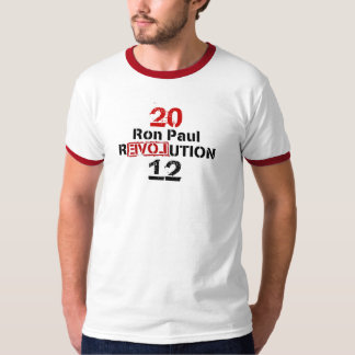 Camiseta Revolución 2012 de Ron Paul retrasada