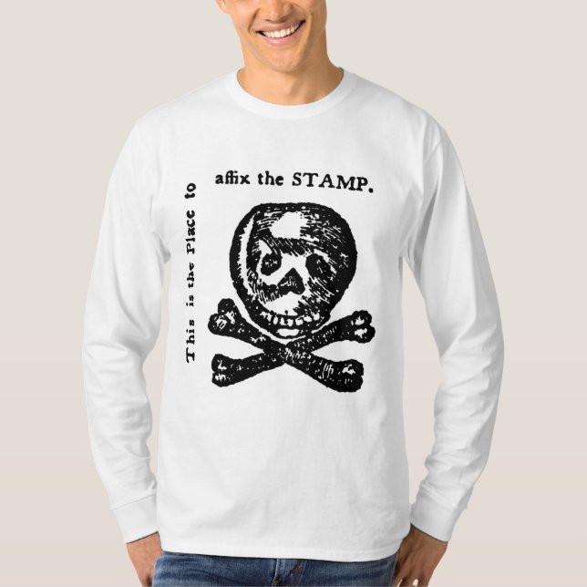 Camiseta Revolución americana de la rebelión del acto del (Anverso)