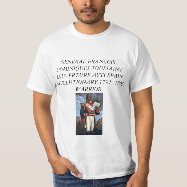 CAMISETA REVOLUCIÓN AYTI DE LA LOUVERTURA DE TOUSSAINT (Anverso)