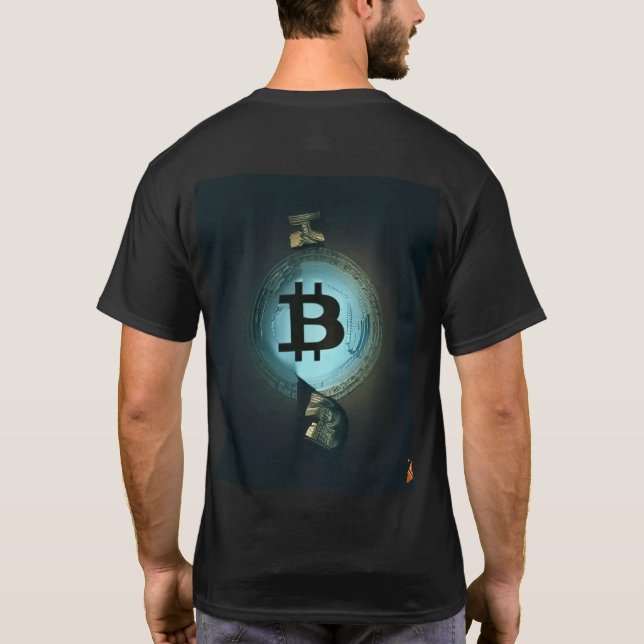 Camiseta "Revolución Bitcoin: usar el futuro" (Reverso)