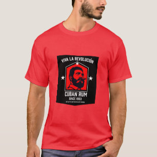 Camiseta Revolución de bebedores de ron Cubano Libre