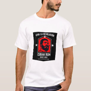 Camiseta Revolución de bebedores de ron cubano libre